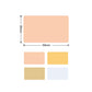 Labels in four different autumn colors Niimbot